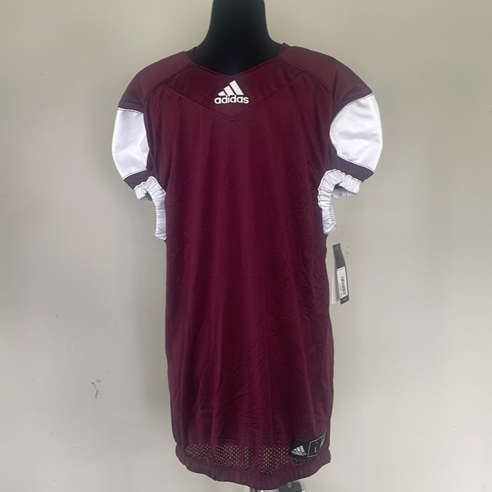 Adidas Press Coverage Football Jersey Burgundy size XL